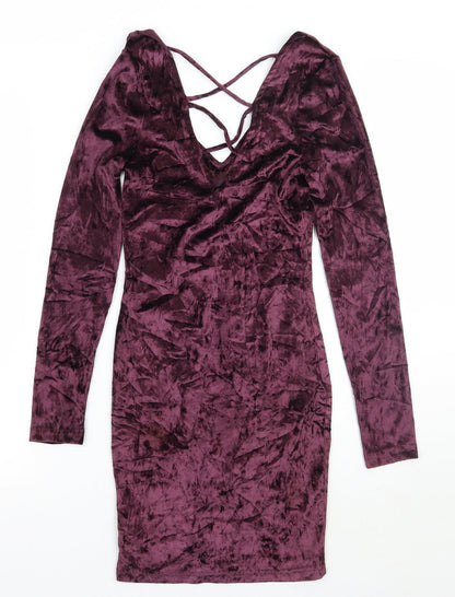 Primark Womens Purple   A-Line  Size 8
