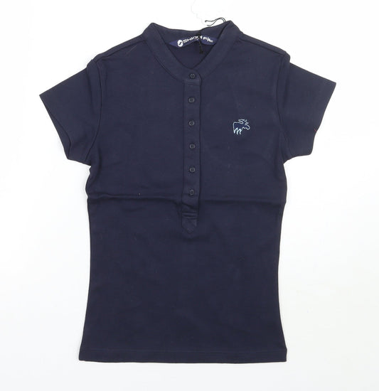 Moose Womens Blue   Basic T-Shirt Size S