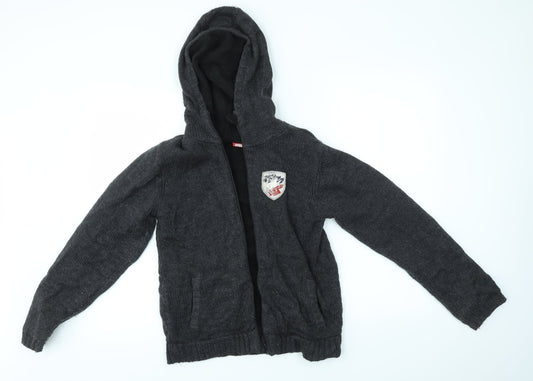 PEPPERTS! Boys Grey   Full Zip Hoodie Size 10-11 Years