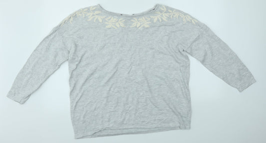 Bonmarché Womens Grey   Pullover Jumper Size 20