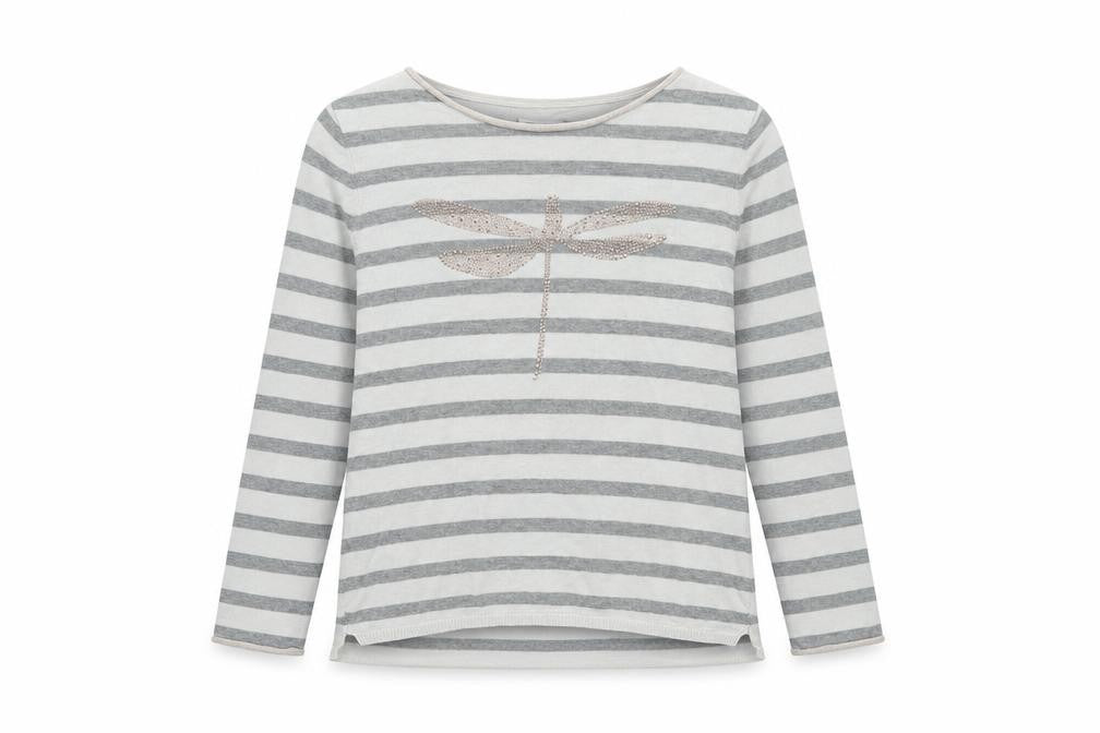 Okaidi Girls Multicoloured Striped  Pullover Jumper Size 10 Years