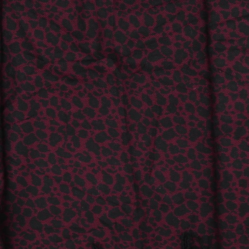 Pia Rossini Womens Purple Animal Print  Overcoat Poncho One Size  - Shawl Style Poncho