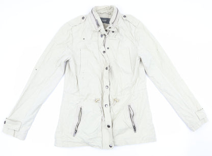 South Womens Beige   Anorak Coat Size 8
