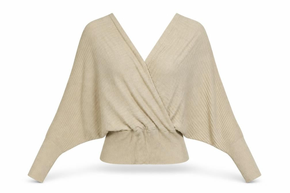 Prett Womens Beige   Pullover Jumper Size M