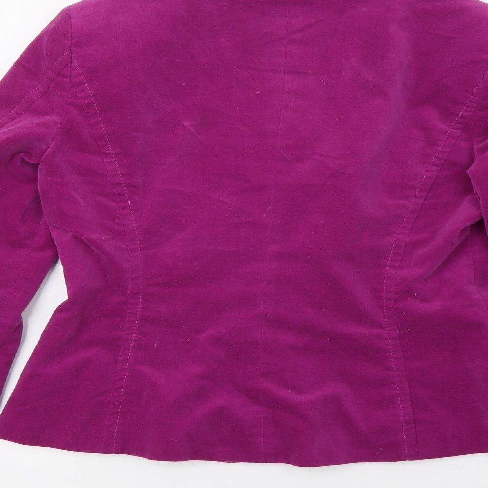 Lineaemme Womens Purple   Jacket Blazer Size 12