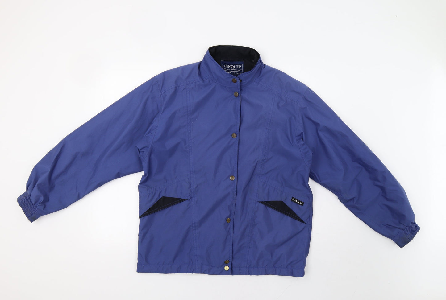 Prpquip Womens Blue   Rain Coat Jacket Size S