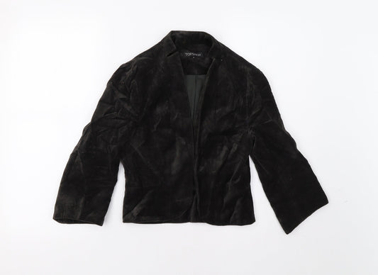 Topshop Womens Brown   Jacket Blazer Size 8