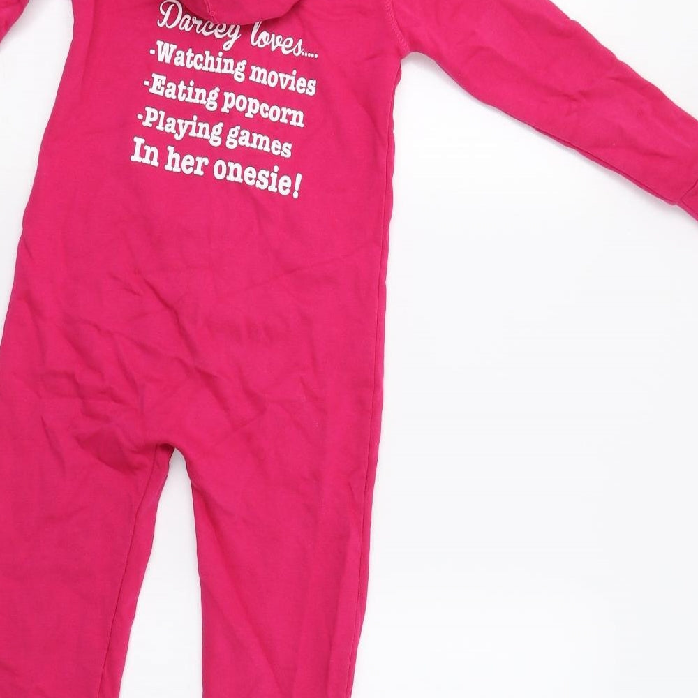 Sparks & Daughters Girls Pink    Bodysuit Size 3-4 Years  - Onesie