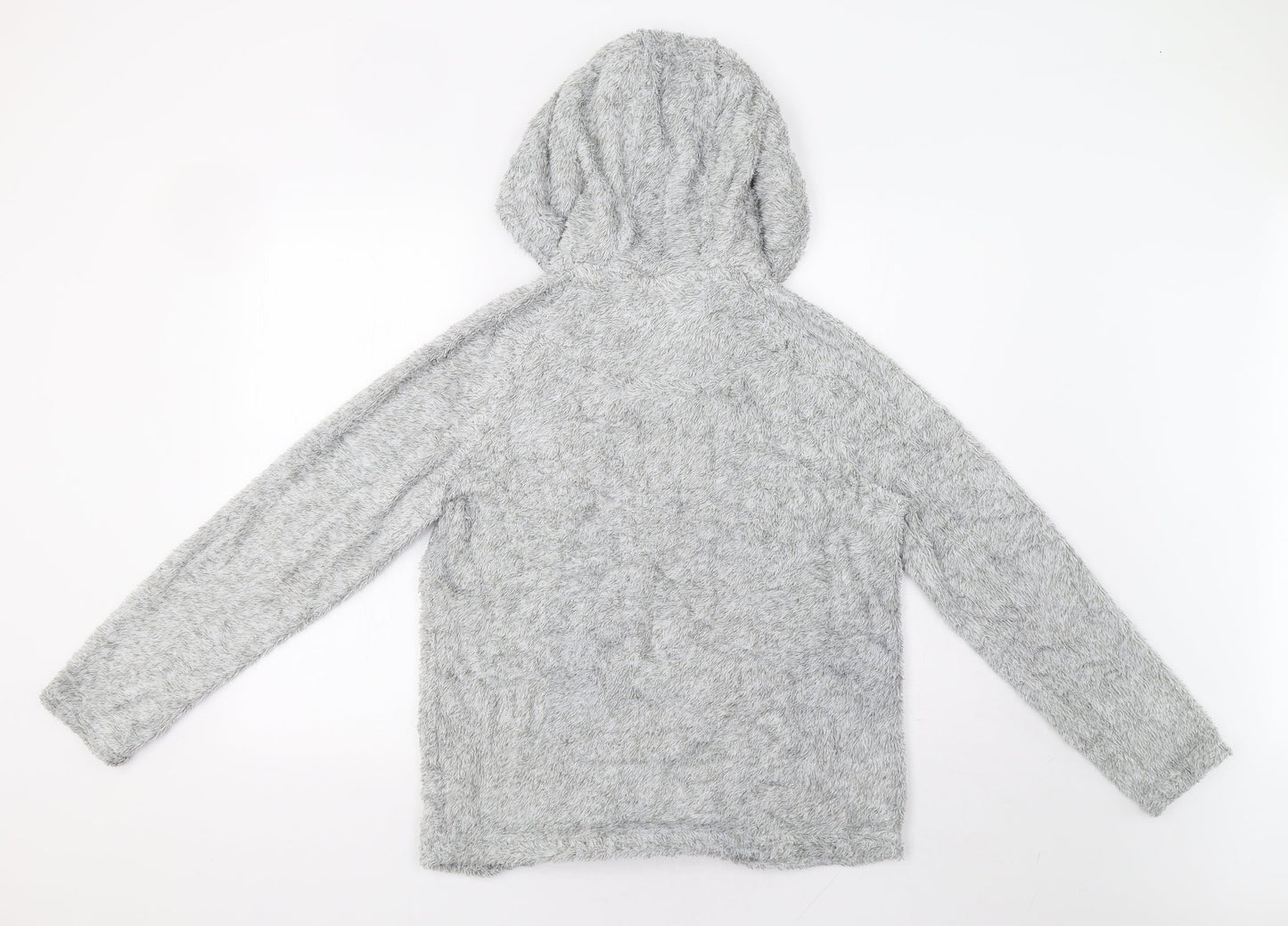 M&S Womens Grey   Pullover Hoodie Size 10  - Bear