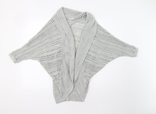 New Look Womens Grey   Cardigan Jumper Size M