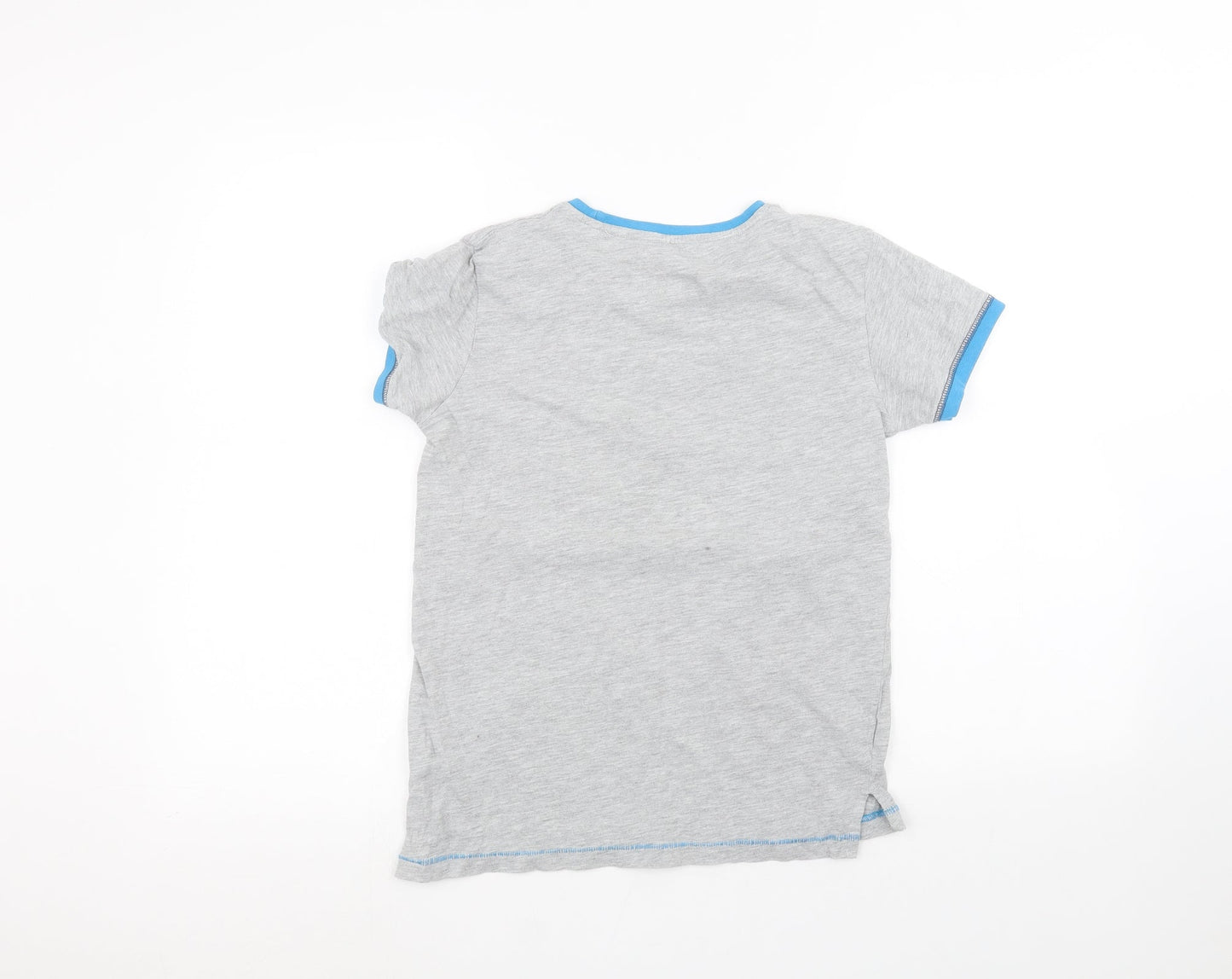 Matalan Boys Grey   Basic T-Shirt Size 12 Years