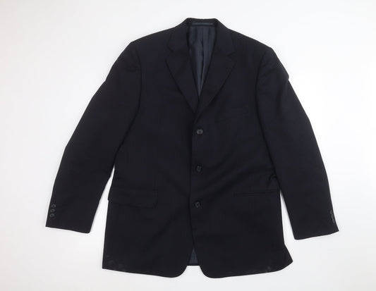vincent pelle Mens Blue   Jacket Suit Jacket Size 44