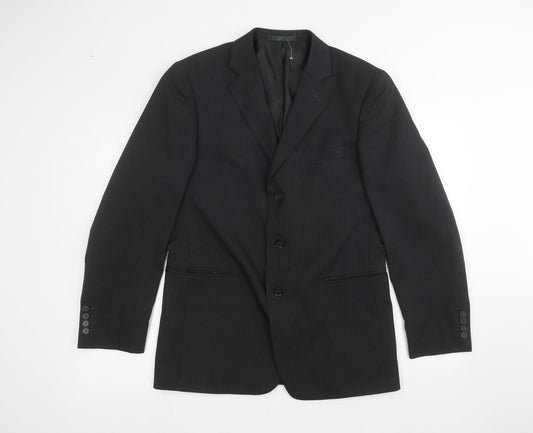 Taylor & Wright Mens Black   Jacket Suit Jacket Size 38