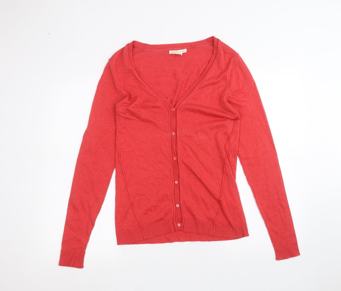 simple life Womens Red   Cardigan Jumper Size XS