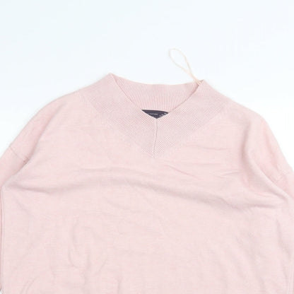 Preloved Marks and Spencer Womens Pink   Basic T-Shirt Size XS - Detail