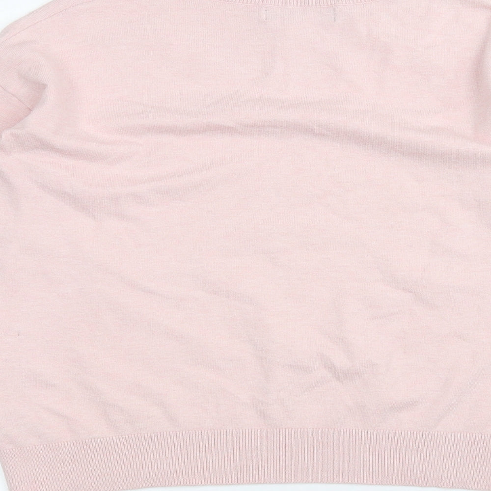 Marks and Spencer Womens Pink   Basic T-Shirt Size XS