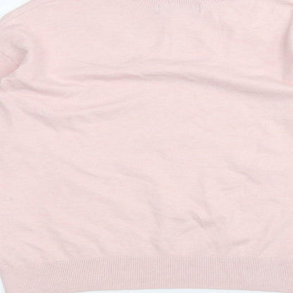 Preloved Marks and Spencer Womens Pink   Basic T-Shirt Size XS - Label