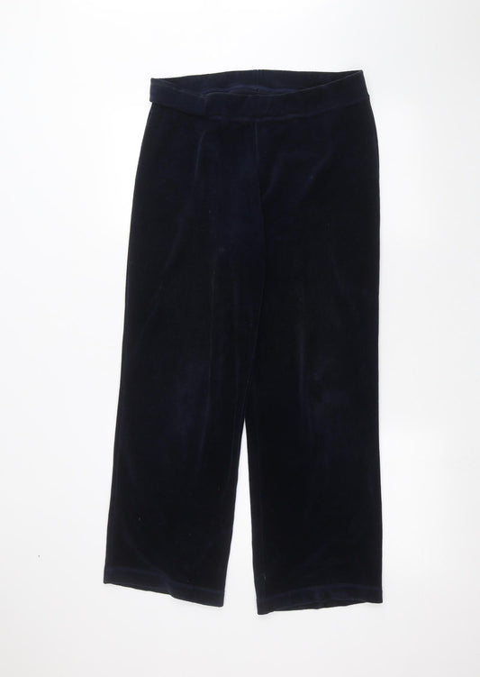 Marks and Spencer Womens Blue   Trousers  Size 10 L25 in