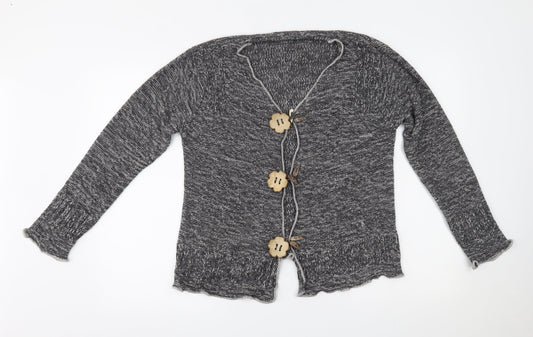 jasmine Womens Grey   Cardigan Jumper One Size