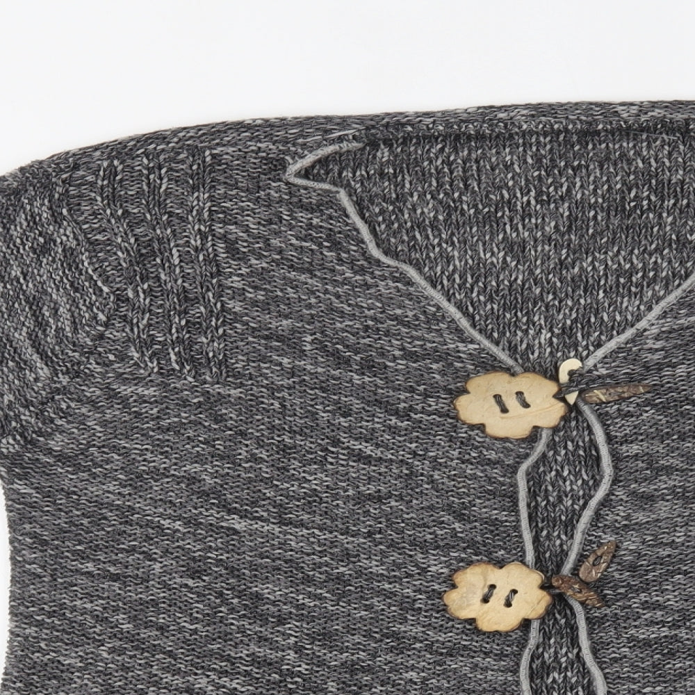 jasmine Womens Grey   Cardigan Jumper One Size