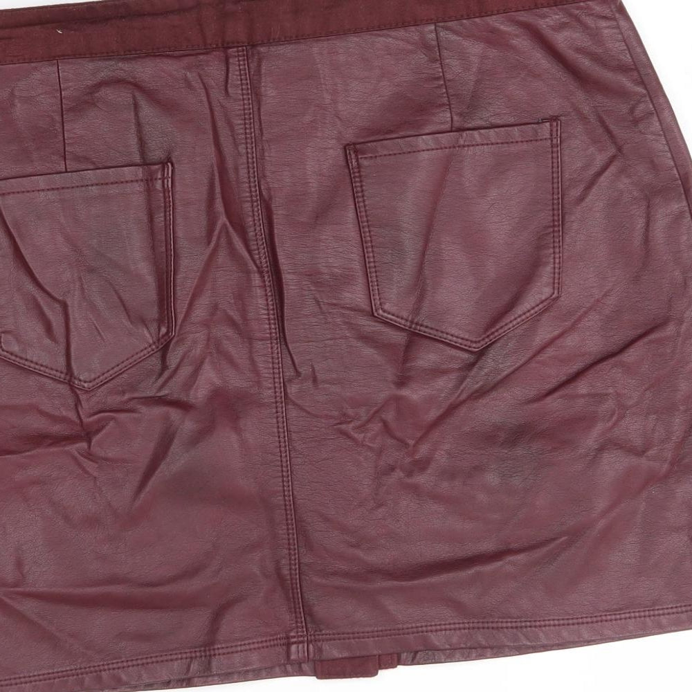 urban bliss Womens Red   A-Line Skirt Size 14