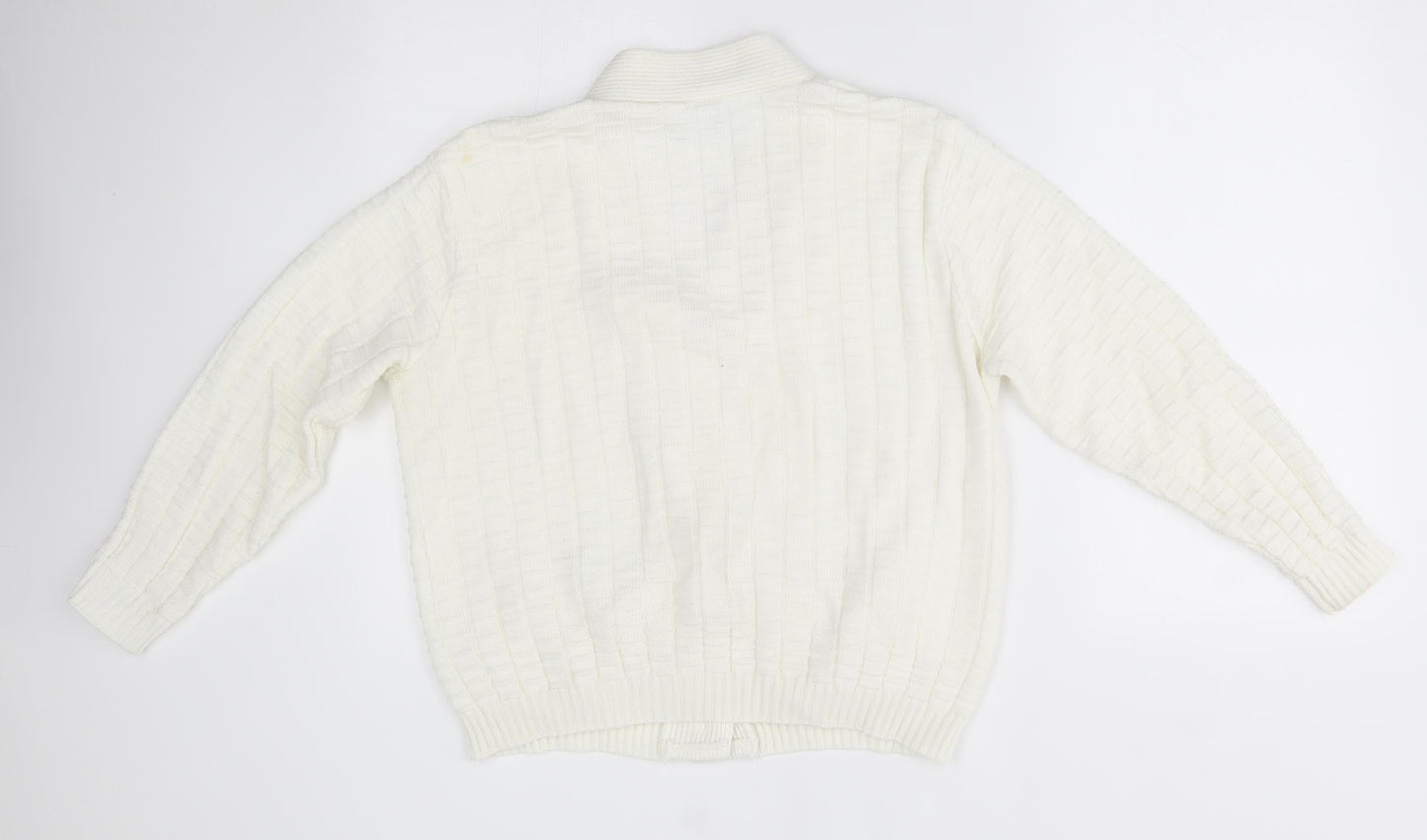 St Catherine Womens Ivory   Cardigan Jumper Size L