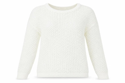Peacocks Womens White   Pullover Jumper Size S