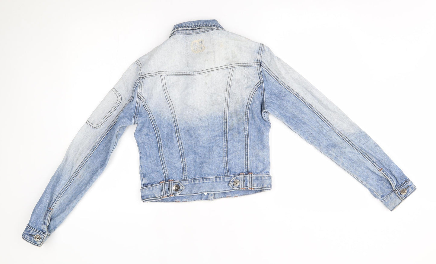 Crafted Womens Blue   Jacket  Size 10
