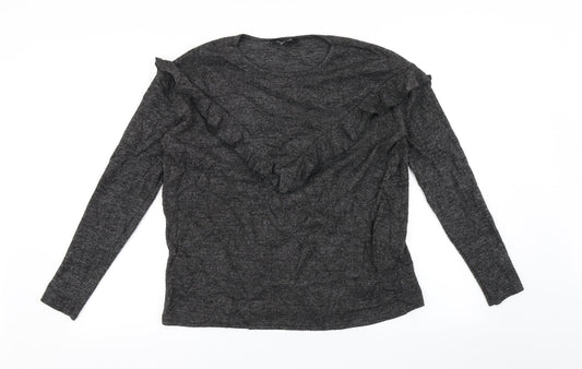 New Look Womens Grey   Basic T-Shirt Size S