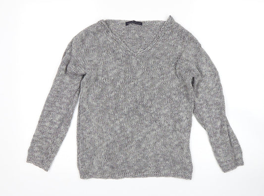 M&S Womens Grey   Pullover Jumper Size 8