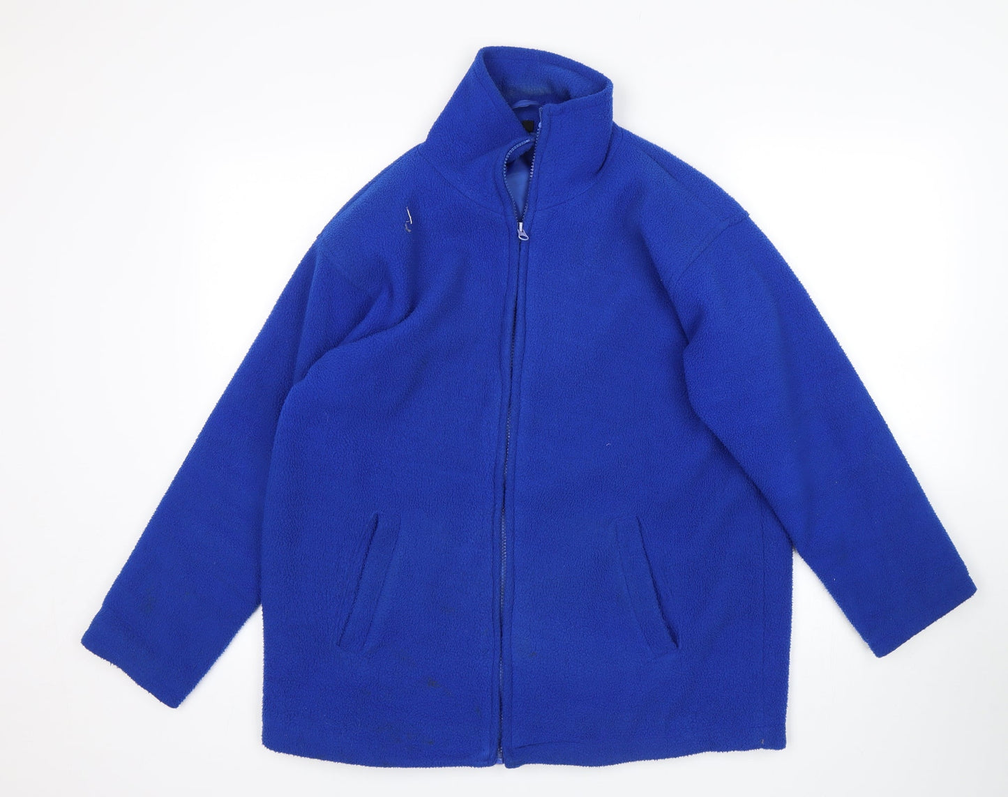 Preworn Mens Blue   Full Zip Sweatshirt Size S