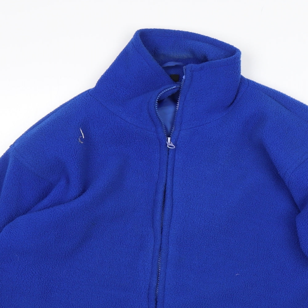 Preworn Mens Blue   Full Zip Sweatshirt Size S