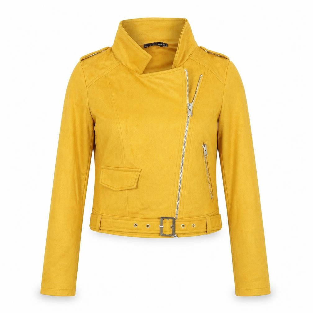 PRETTYLITTLETHING Womens Yellow   Bomber Jacket Jacket Size 6