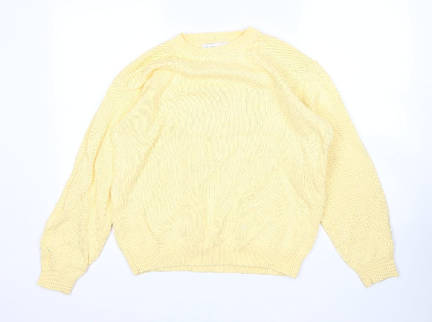 Complimentds Womens Yellow   Pullover Jumper Size L