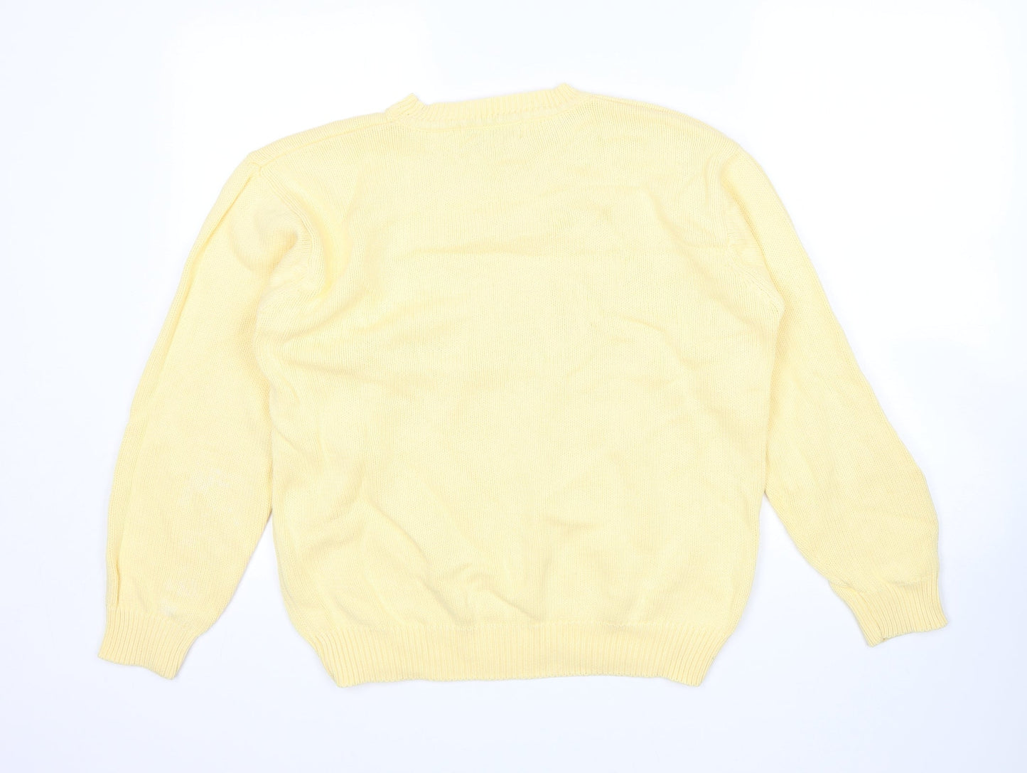 Complimentds Womens Yellow   Pullover Jumper Size L