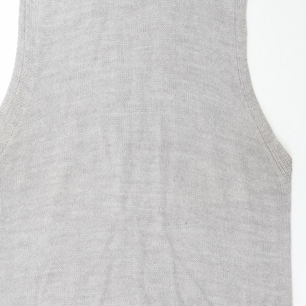 Peacocks Womens Grey  Knit Mini  Size M