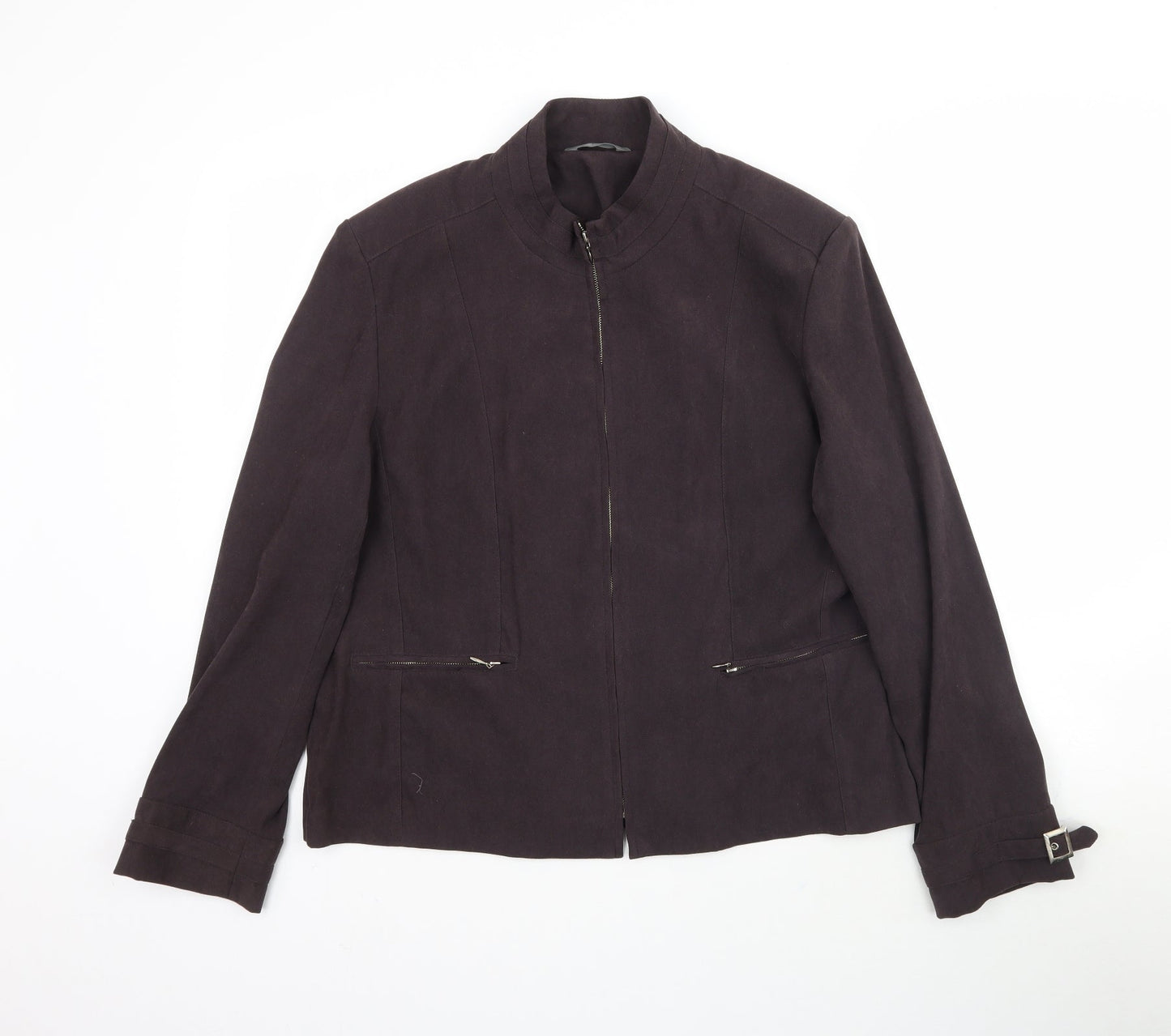 Mia Moda Womens Brown   Jacket  Size 20