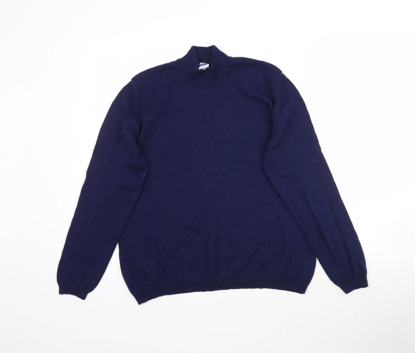 Penn Plain Womens Blue  Knit Pullover Jumper Size L