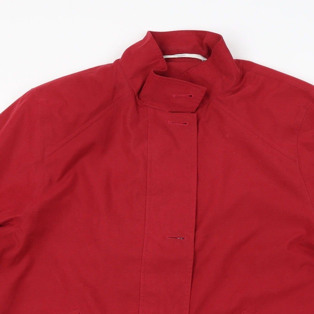 M&S Womens Red   Jacket  Size 10