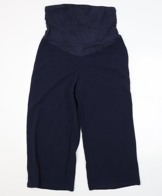 H&M Womens Blue   Trousers  Size L L26 in - MATERNITY
