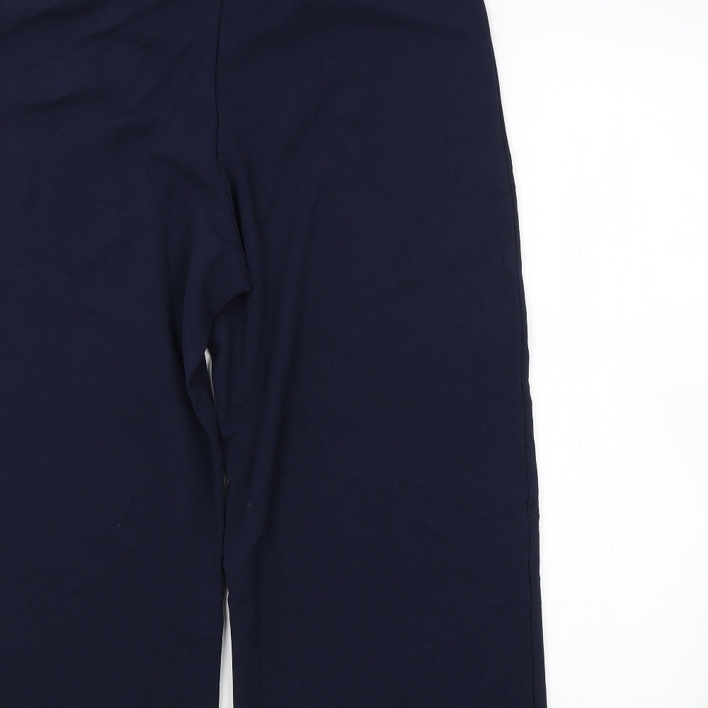 H&M Womens Blue   Trousers  Size L L26 in - MATERNITY