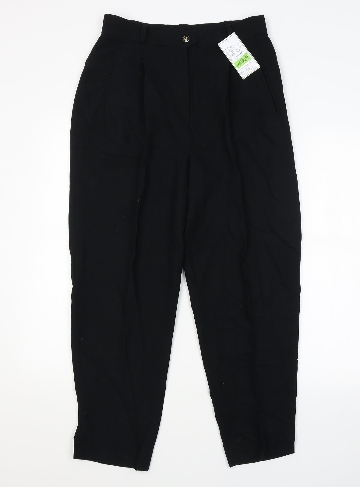 Hamells Womens Black   Trousers  Size 14 L26 in