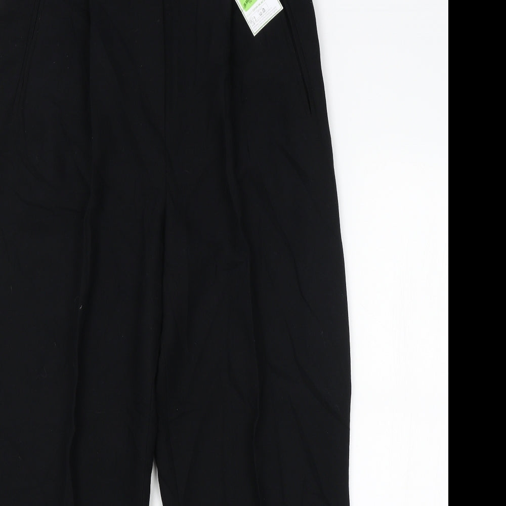 Hamells Womens Black   Trousers  Size 14 L26 in