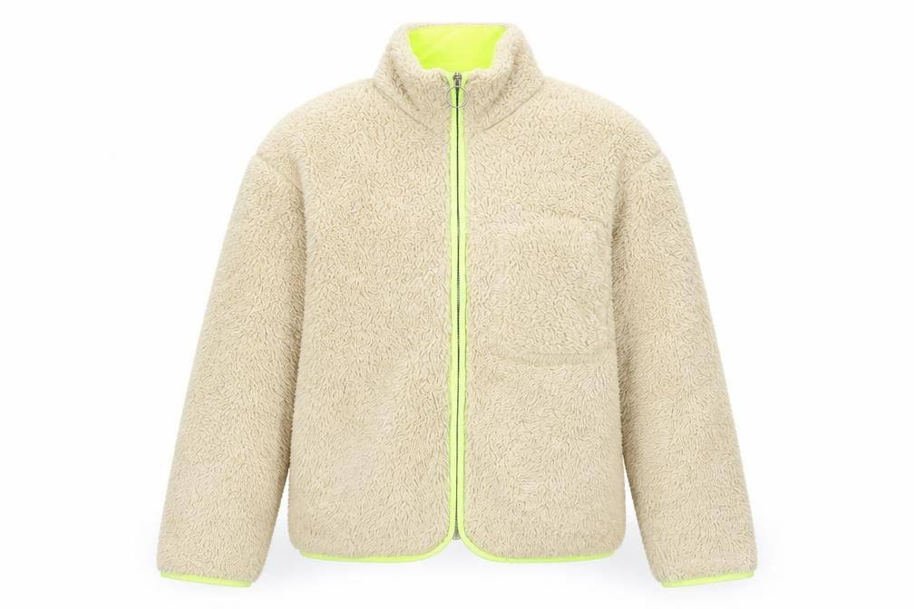 H&M Womens Beige   Full Zip Jumper Size M