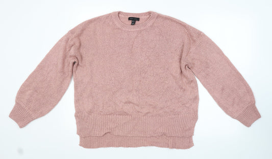 New Look Womens Pink   Pullover Jumper Size L