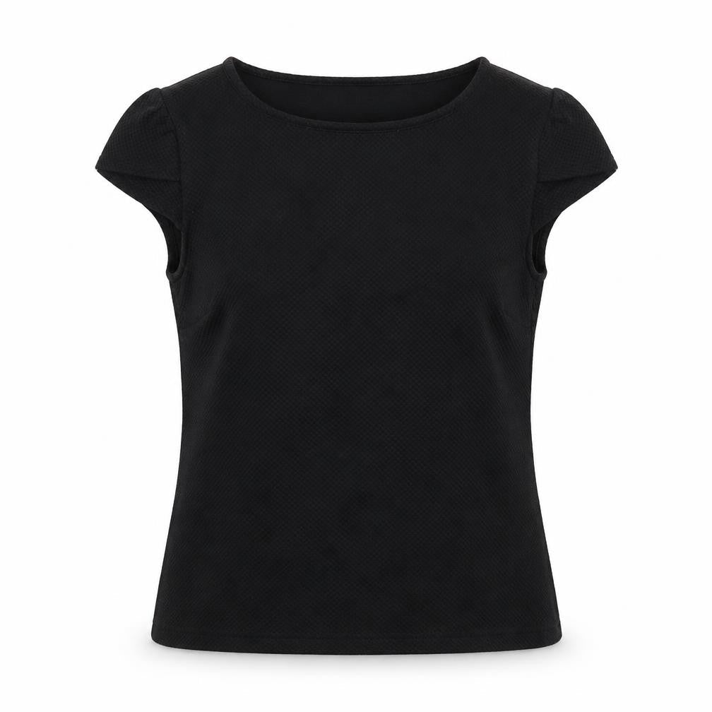 Dorothy Perkins Womens Black   Basic Blouse Size 6