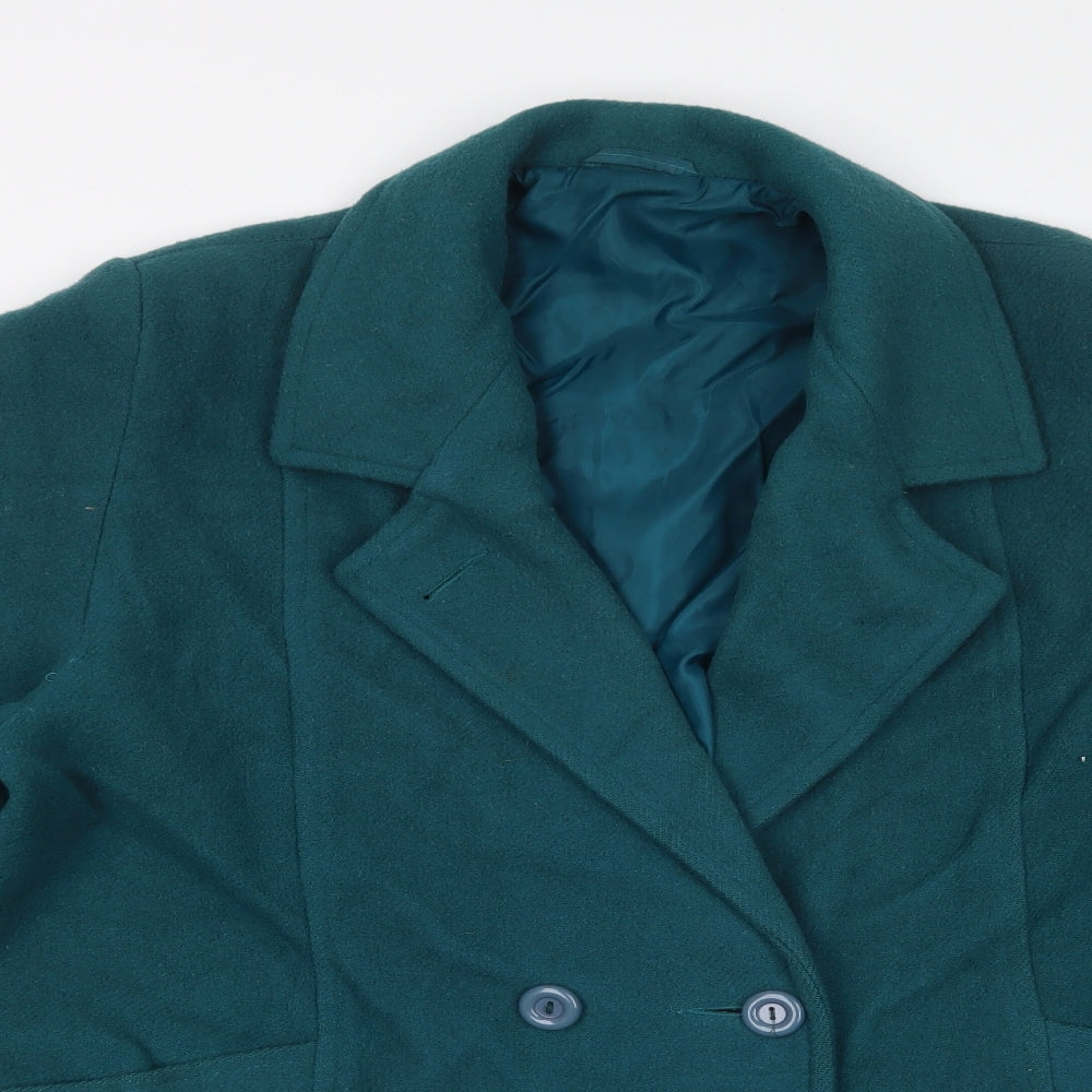 Preworn Womens Green   Overcoat Coat
