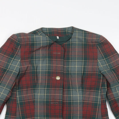 EDINBURGH Womens Multicoloured Check  Jacket  Size 12