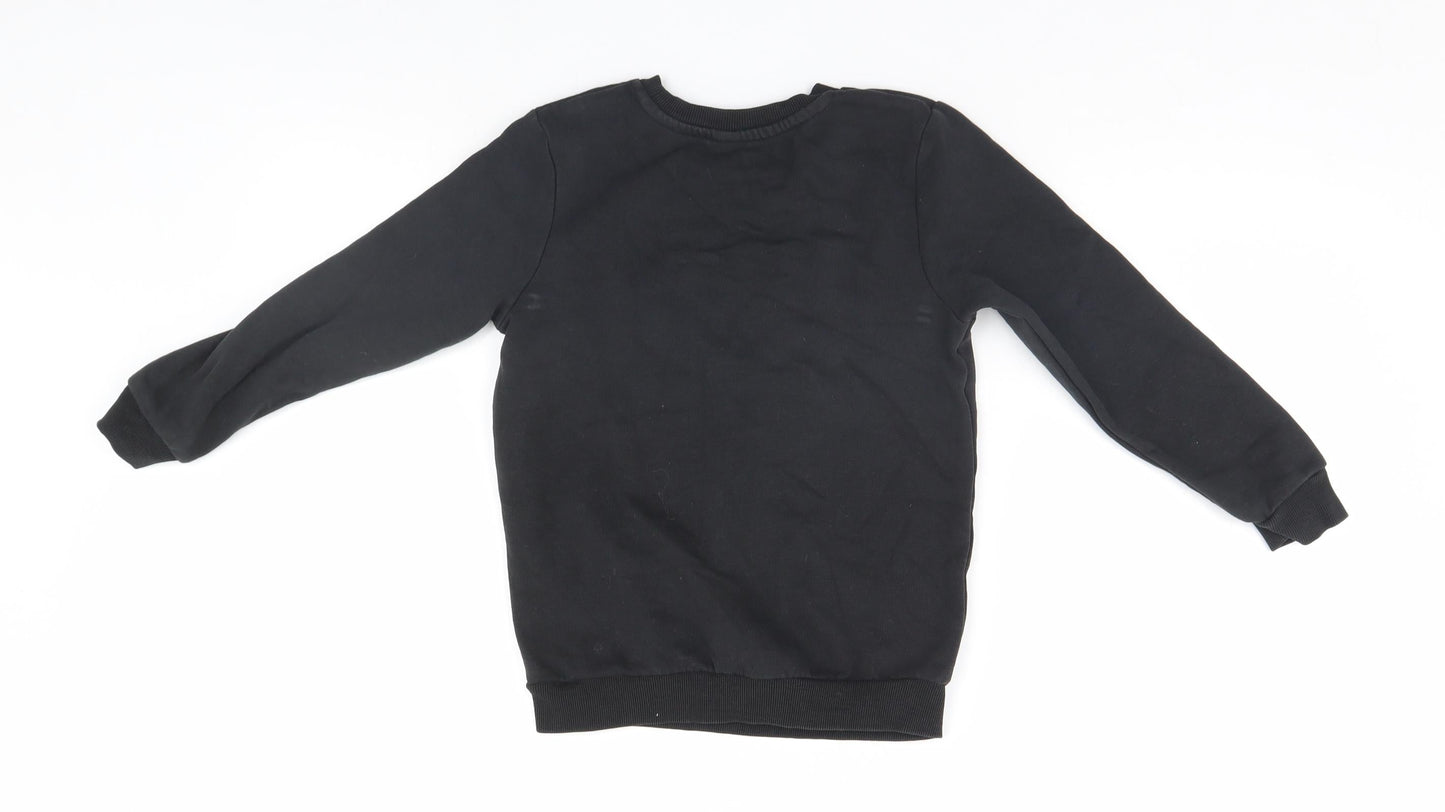 TU Girls Black   Pullover Jumper Size 6 Years