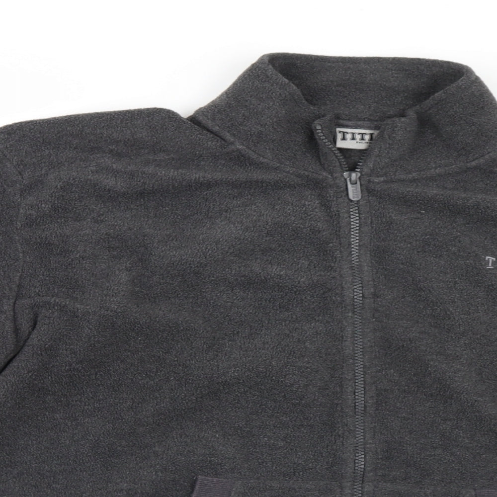 TITLE Womens Grey   Full Zip Jumper Size 20